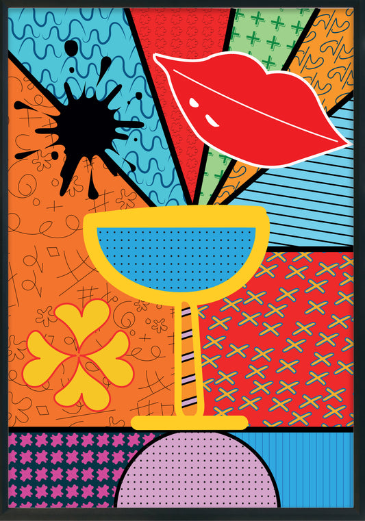 pop lipst poster d'autore CodG76