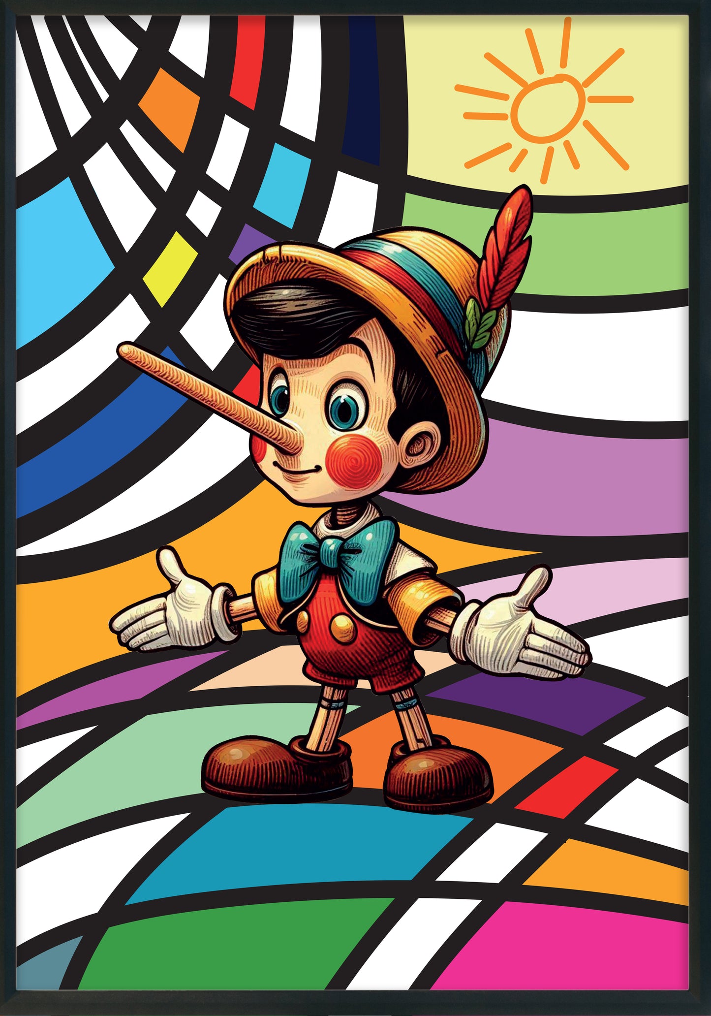 Pinocchio poster d'autore CodG77