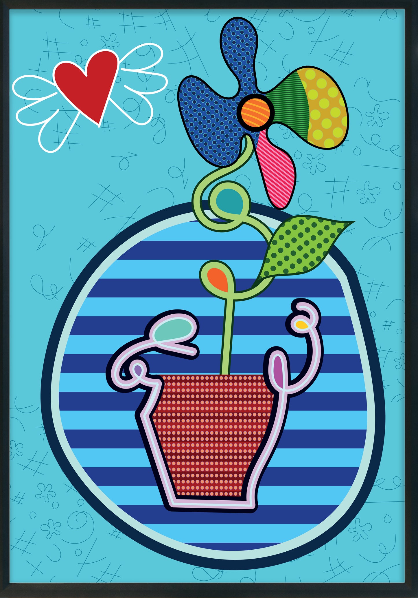 spring pop poster d'autore CodG83