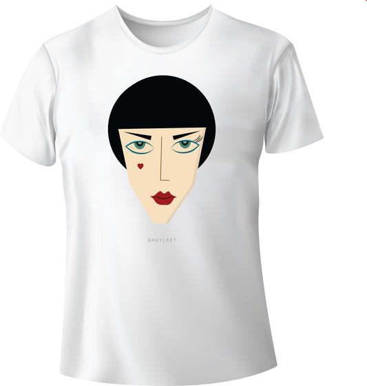 Crudelix T-shirt girocollo bianca manica corta