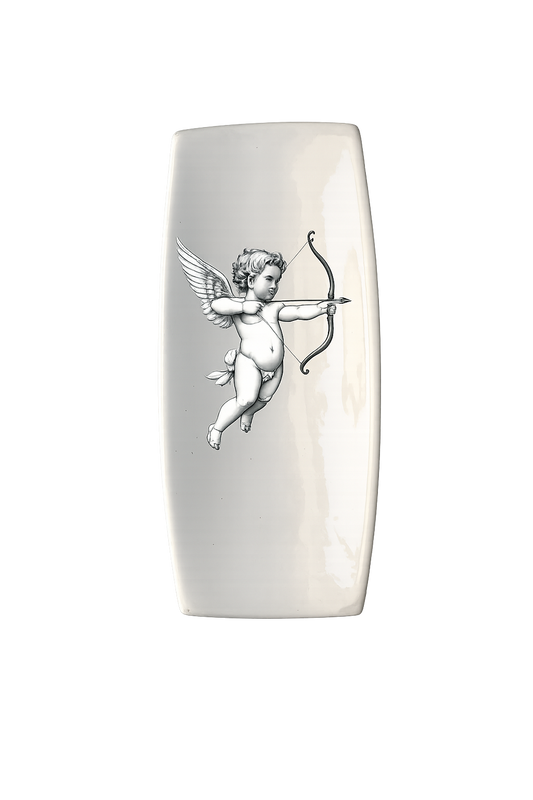 Piatto Sushi in Ceramica Artigianale Made in Italy con grafica Cupido Cod2