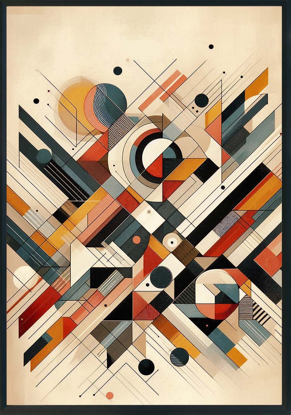 Geometrie in movimento Quadro e poster d'autore CodD179