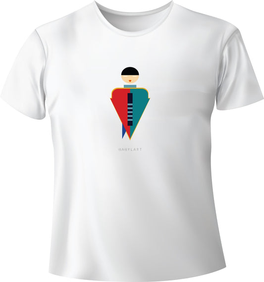 Lalu T-shirt girocollo bianca manica corta