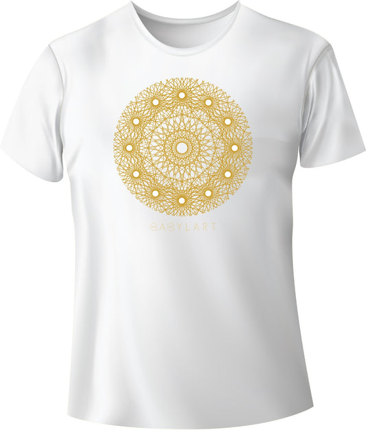 Luminaria pugliese T-shirt girocollo bianca manica corta