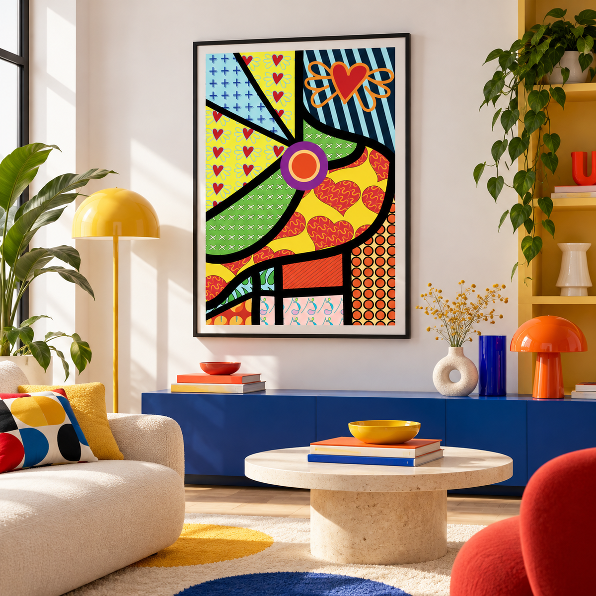 Pop love poster d'autore CodG69