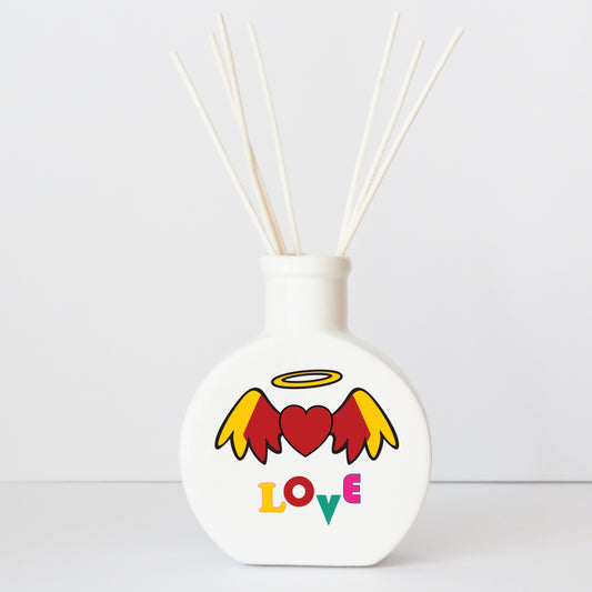 Profumatore in ceramica con grafica d’autore “Love”