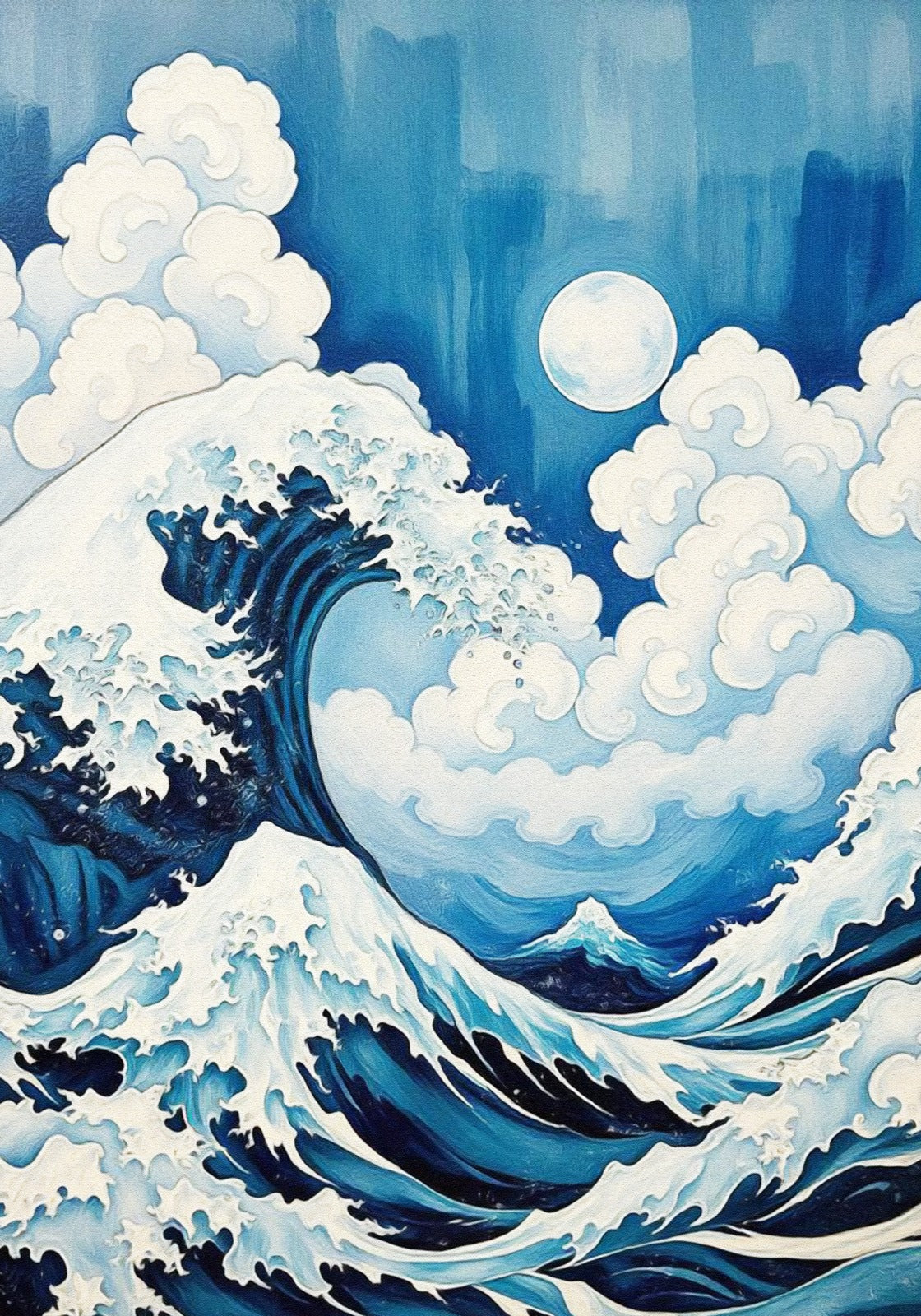 Onda lunare Quadro e poster d'autore CodD