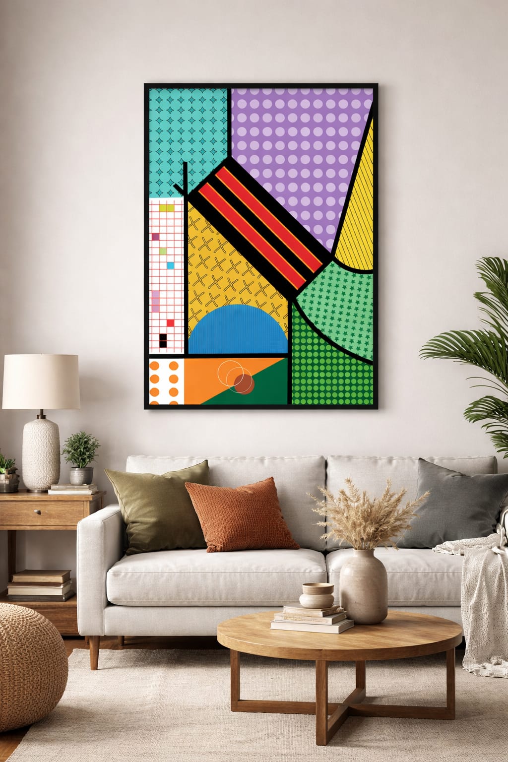 Pop mosaico  poster d'autore CodG65