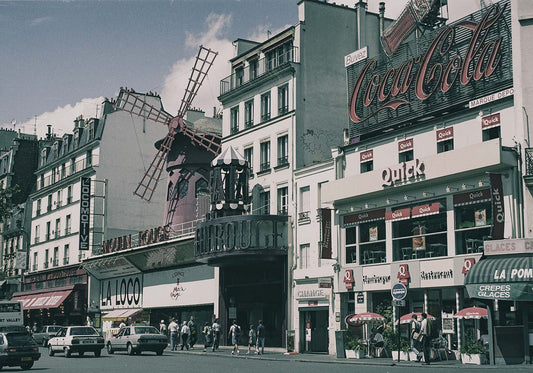 Paris vintage author poster