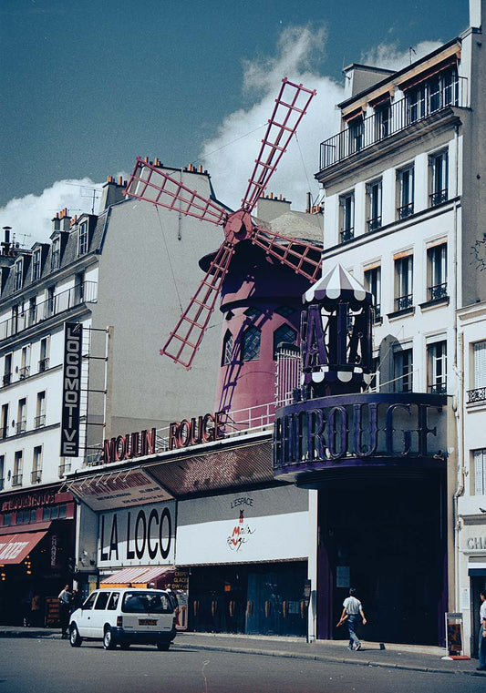 Moulin Rouge vintage poster fotografico