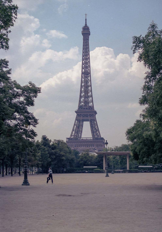 Torre Eiffel vintage poster fotografico