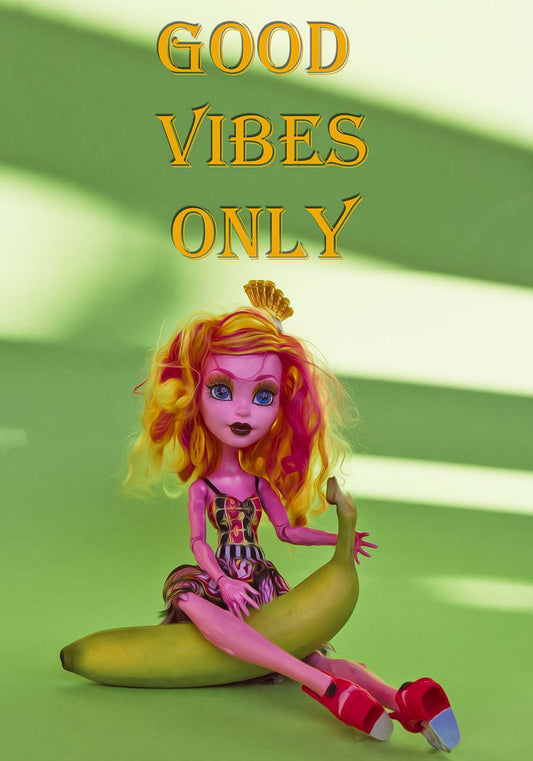 Good vibes only  poster fotografico