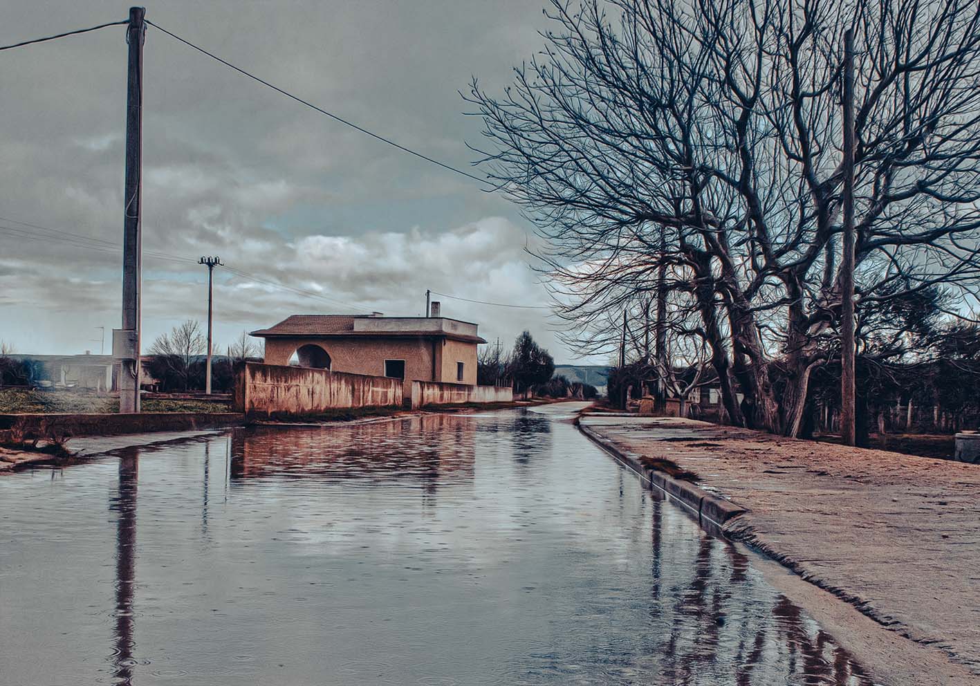 Il diluvio  poster d'autore