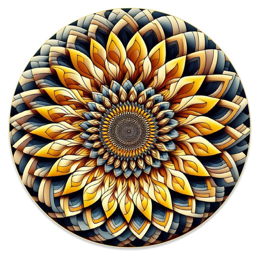 Girasole Piatto da parete decorativo