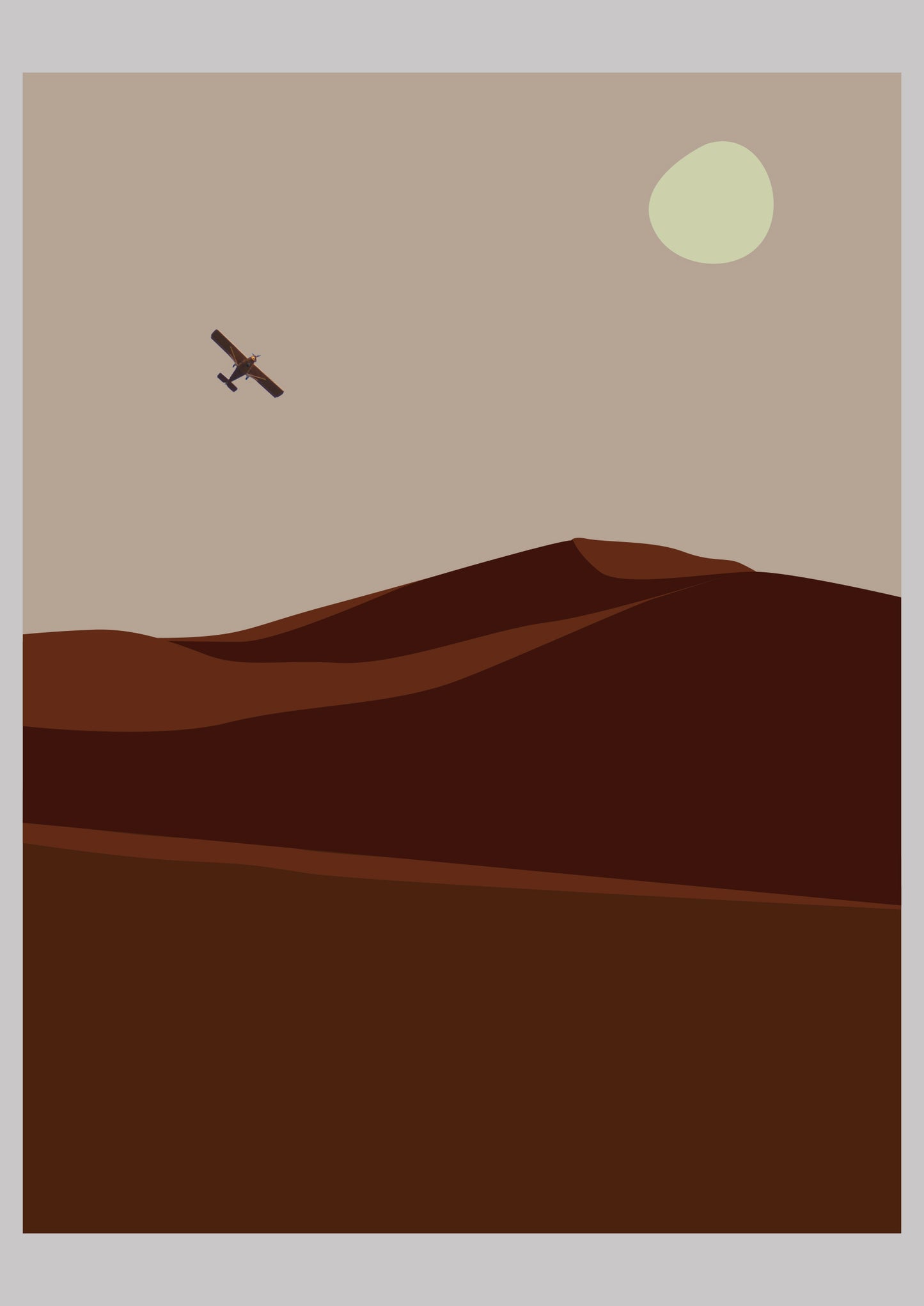 Desert poster d'autore