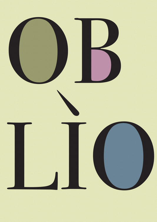 Oblio poster d'autore