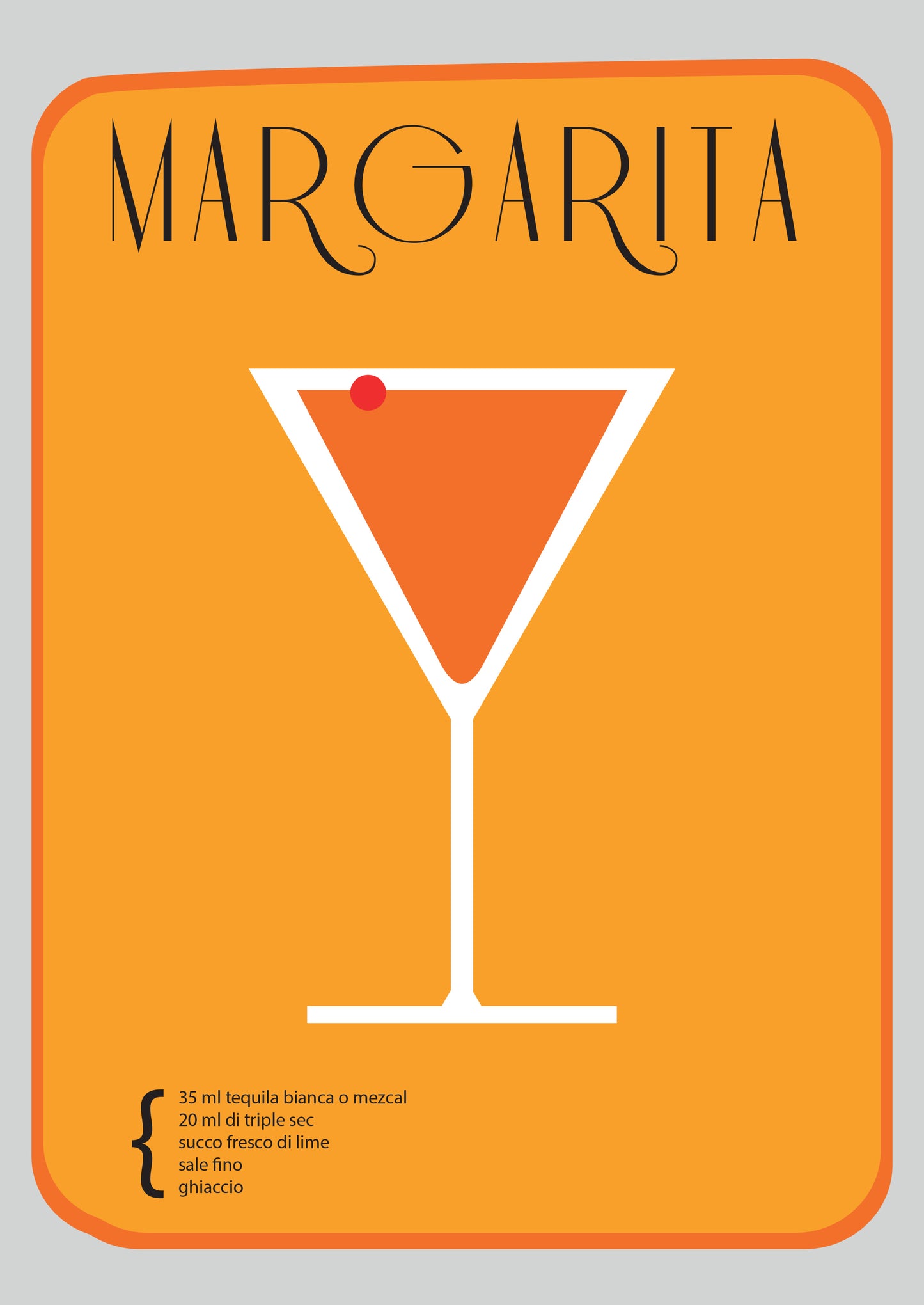 Margarita poster d'autore