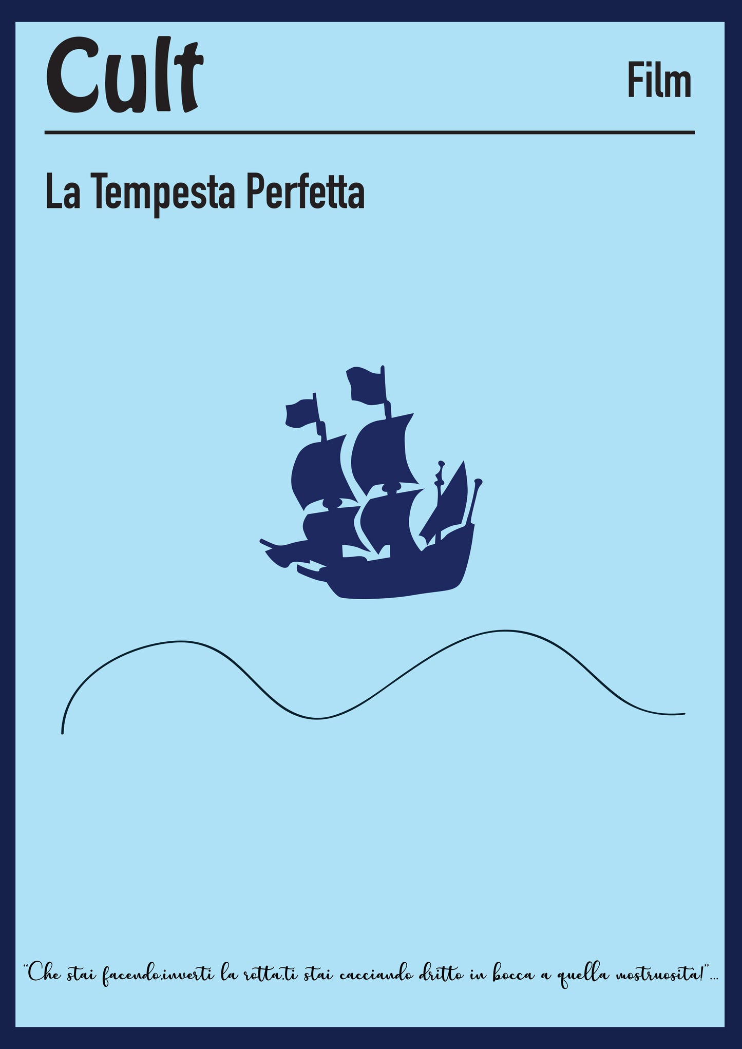 La tempesta poster d'autore