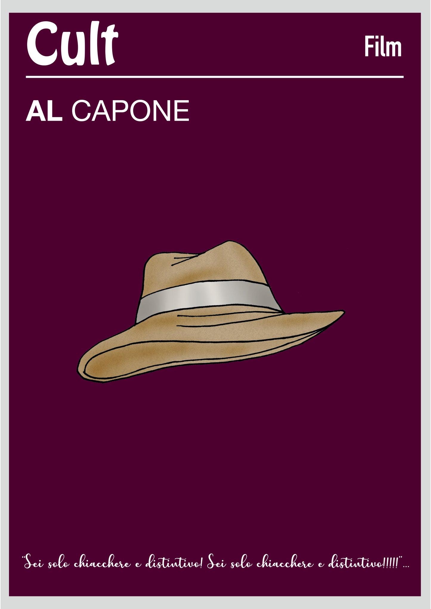 Al Capone poster d'autore