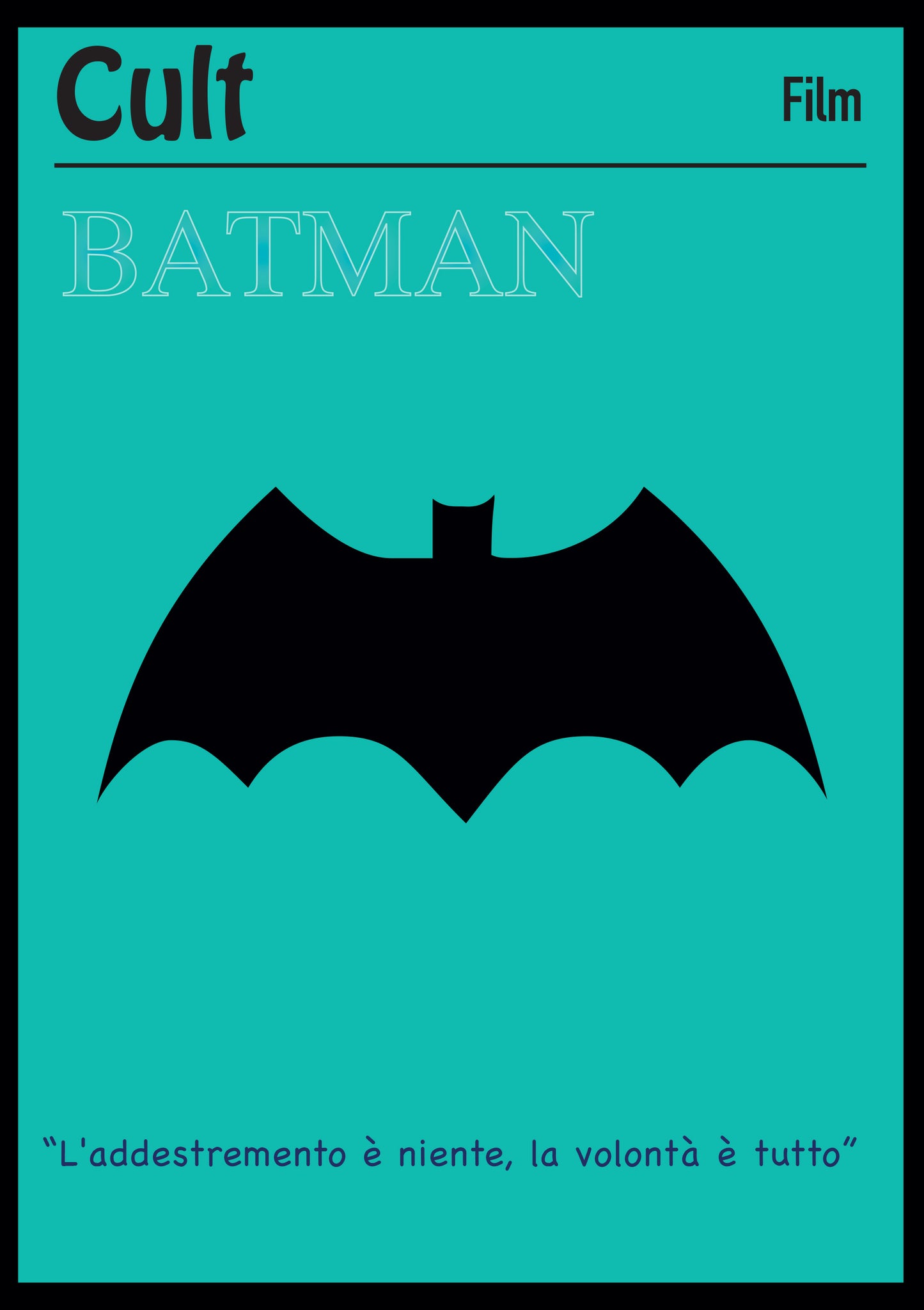 Bat poster d'autore