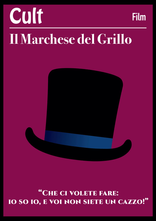 Marchese del grillo poster d'autore