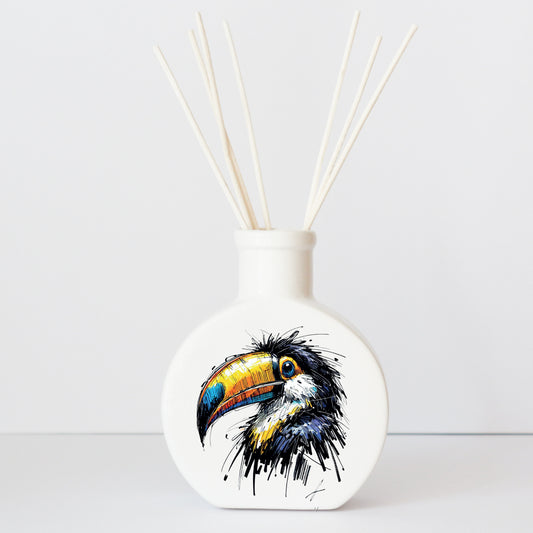 Profumatore in ceramica con grafica d’autore “Foresta"