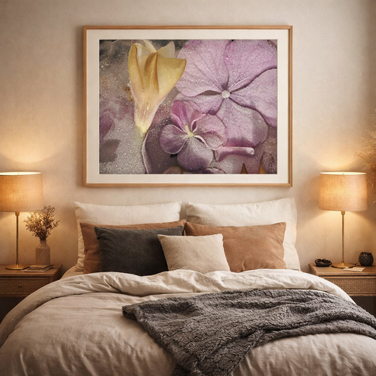 winter flowers poster d'autore