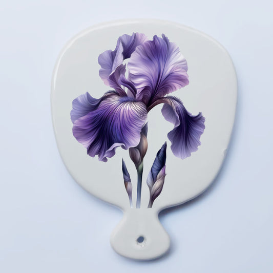 Tagliere/vassoio in ceramica iris – omaggio arte classico romantica